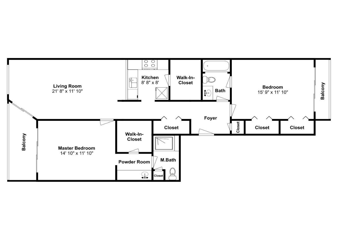 Apartment Edgewater 1410